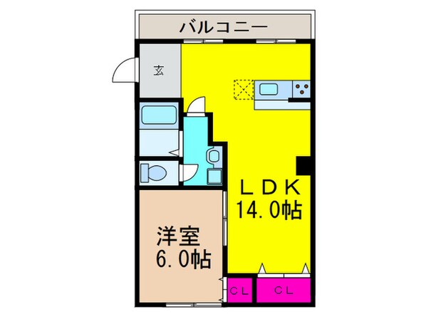 メゾン高槻の物件間取画像